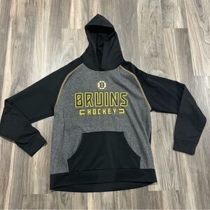 Fanatics black and grey bruins hoodie